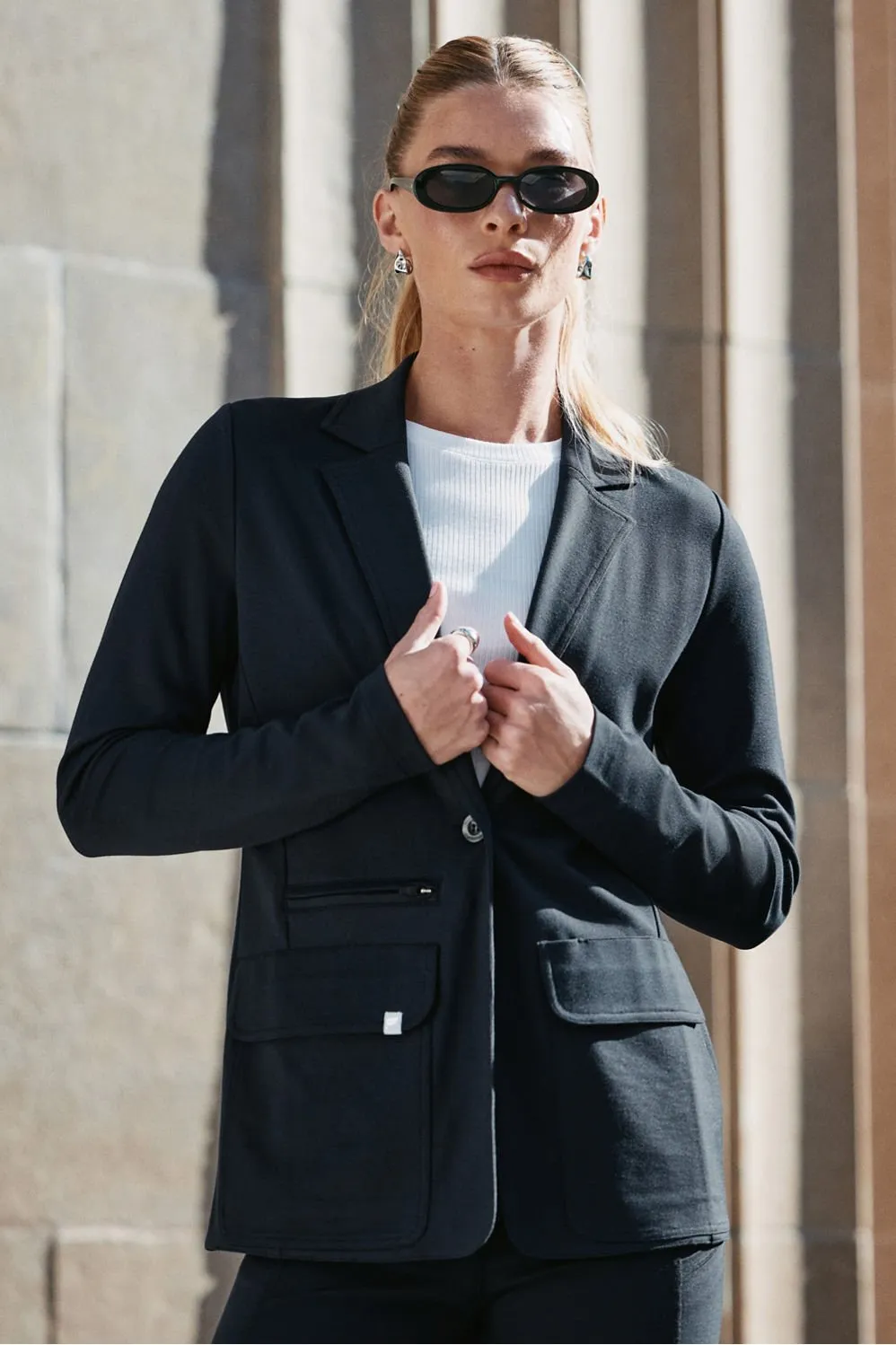 PonteFlex Scrub Blazer sold by Fabletics