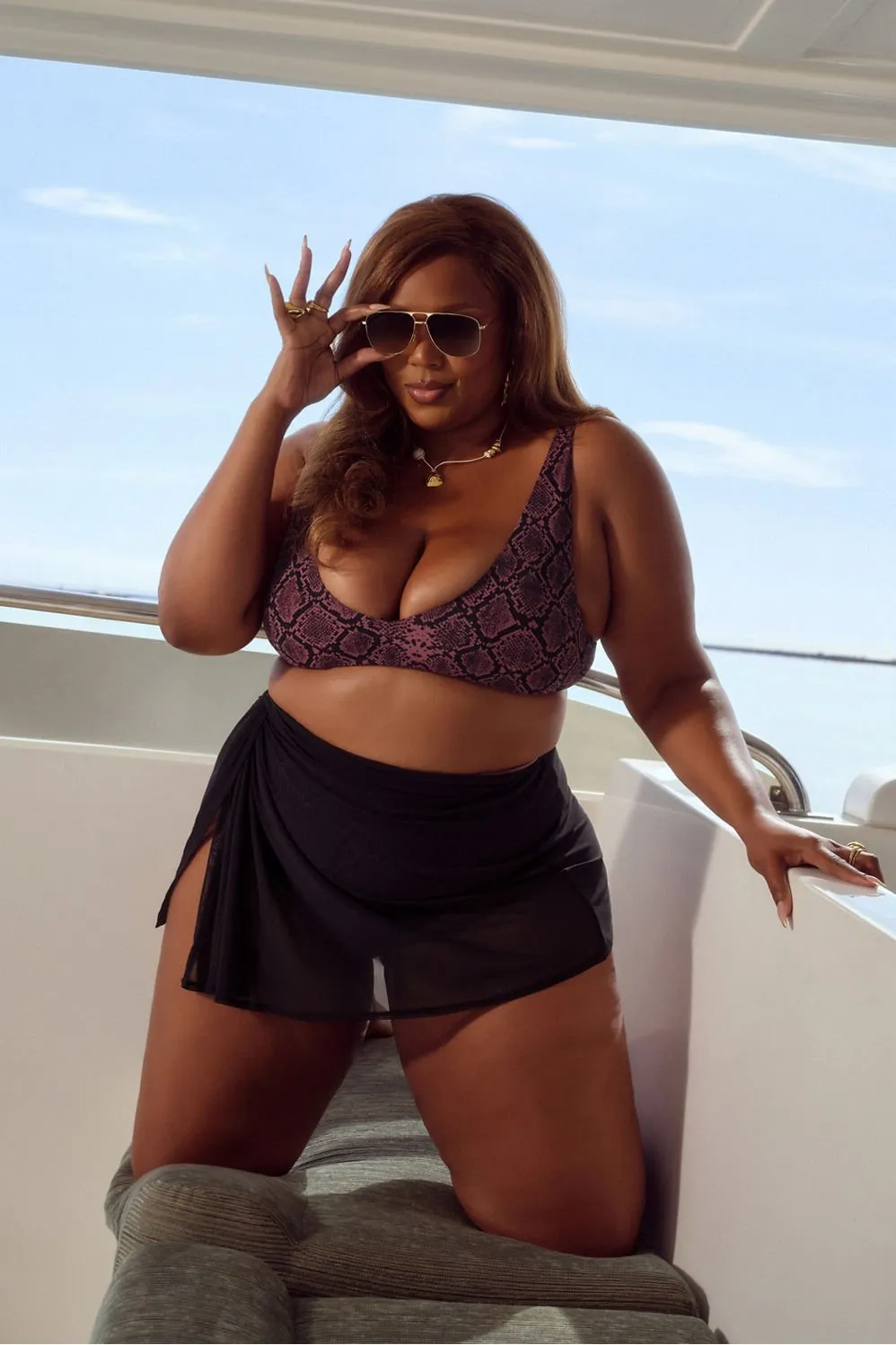 Sheer Mesh Short Sarong sold by Fabletics