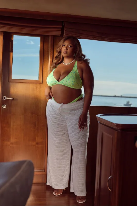 Open Knit Coverup Pant made by Fabletics