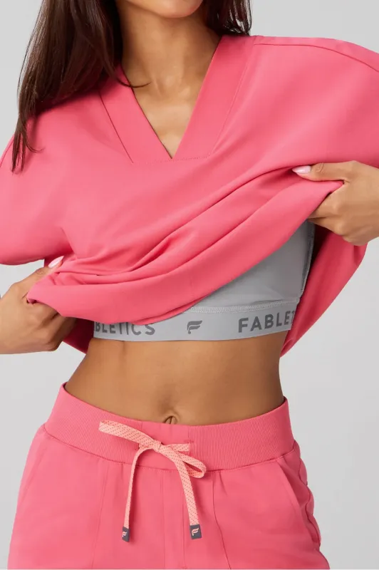 360° Built-In Bra Scrub Top made by Fabletics