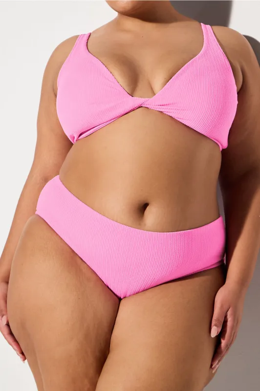 Textured High-Waisted Swim Bottom made by Fabletics