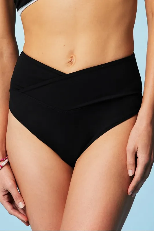 High-Waisted Cross Over Swim Bottom made by Fabletics