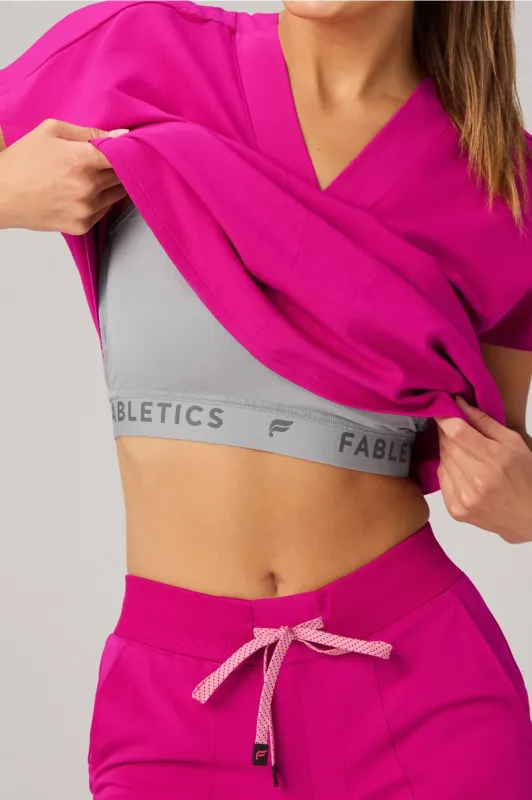 360° Built-In Bra Scrub Top made by Fabletics