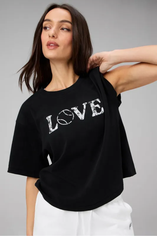 100% Cotton Boxy Tee made by Fabletics