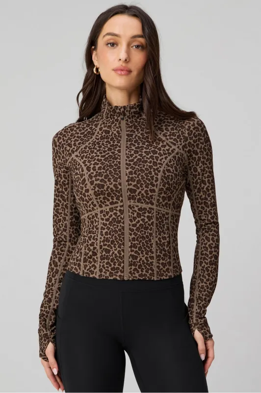 Perfect Storm Cropped Train Jacket made by Fabletics