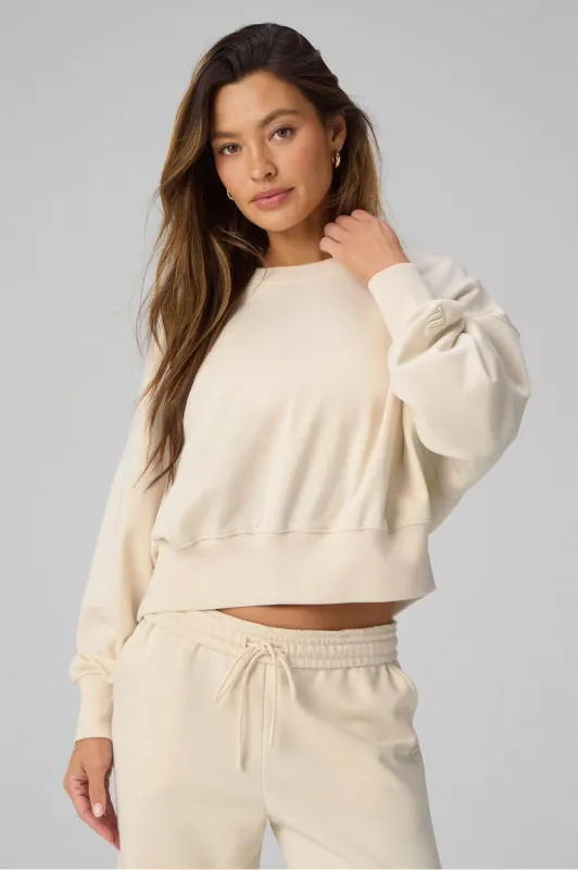 Year Round Terry Crew Neck Sweatshirt made by Fabletics