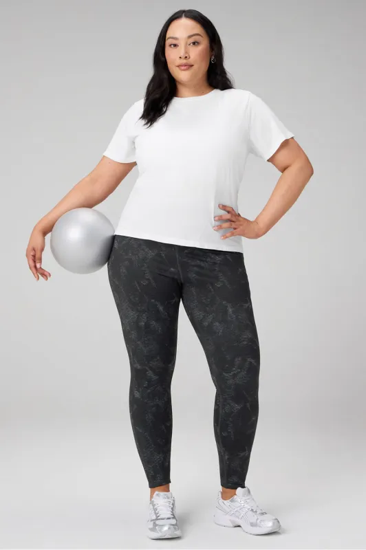 Feather Tech+ Short-Sleeve Top + Define High-Waisted 7/8 2-Piece Outfit made by Fabletics