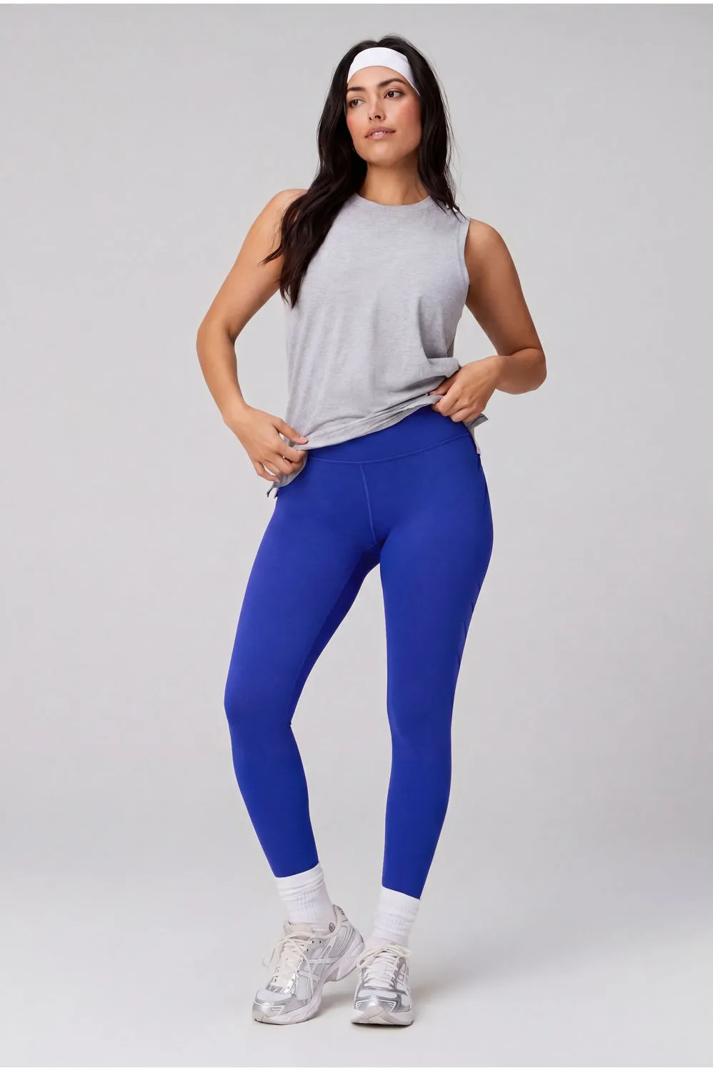 100% Cotton Tank + Boost Powerhold High-Waisted Legging 2-Piece Outfit sold by Fabletics