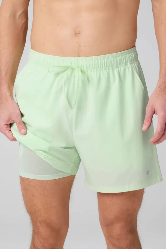 The O2 Run Short Lined 5in made by Fabletics