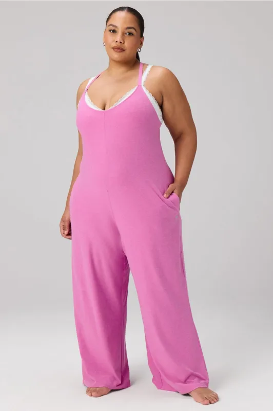 Cloud Jersey Wide Leg Onesie made by Fabletics