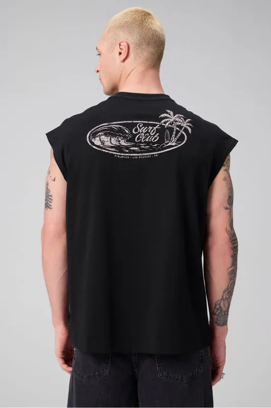 The Effortless Oversized Muscle Tank made by Fabletics