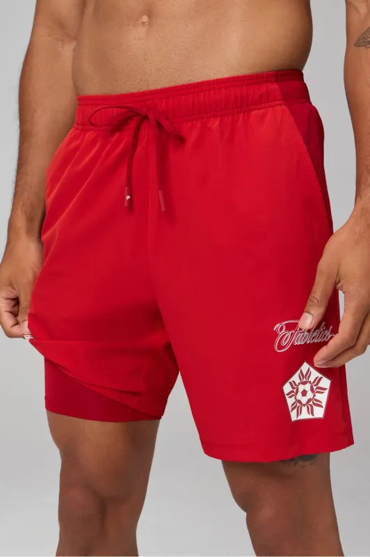 The O2 Run Short Lined 7in made by Fabletics