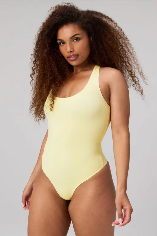 Stretchy Fit Racerback Thong Bodysuit made by Fabletics