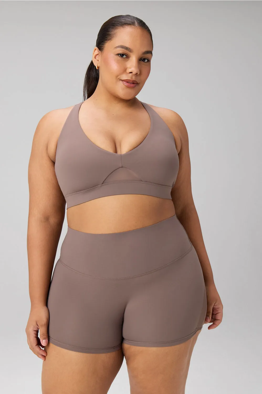 PureLuxe Mesh Low Impact Bra sold by Fabletics