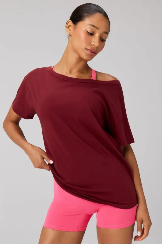 100% Cotton Oversized Tee made by Fabletics