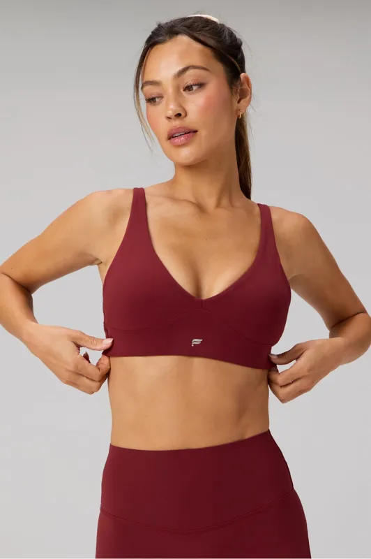 PureLuxe Longline Low Impact Bra made by Fabletics