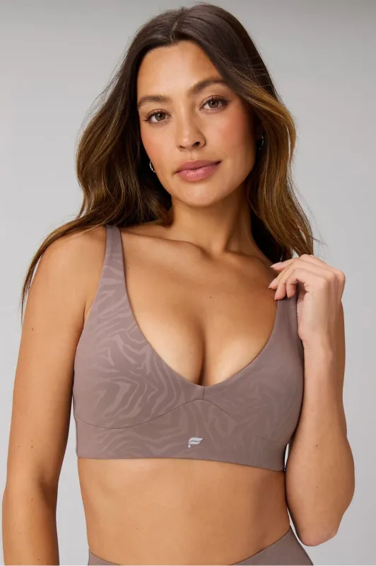 PureLuxe Longline Low Impact Bra made by Fabletics