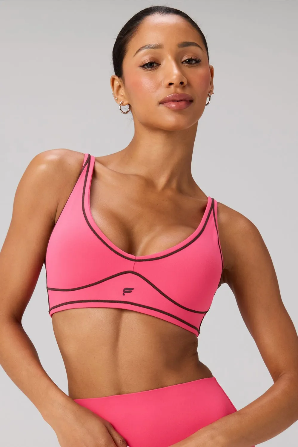 PureLuxe Longline Low Impact Bra sold by Fabletics