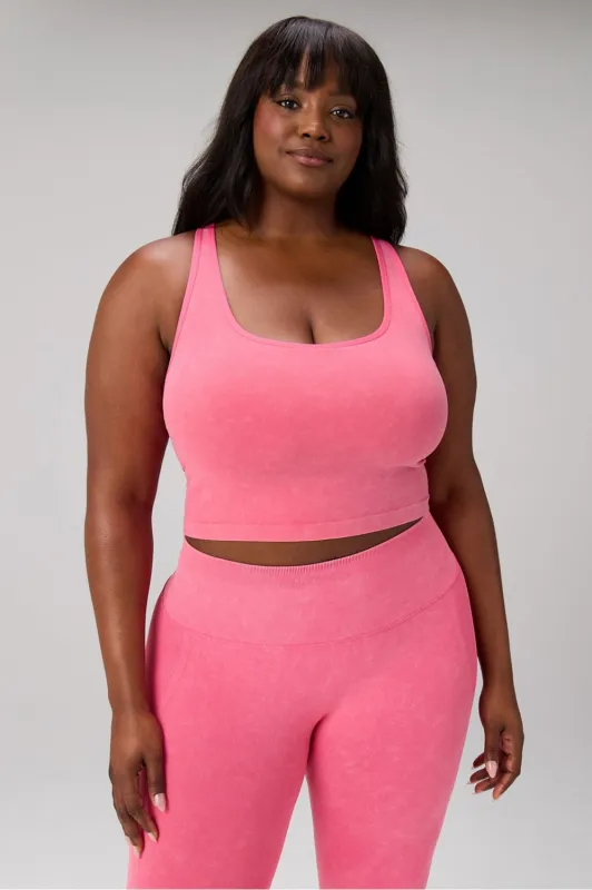 Seamless Cropped Built-In Bra Tank made by Fabletics