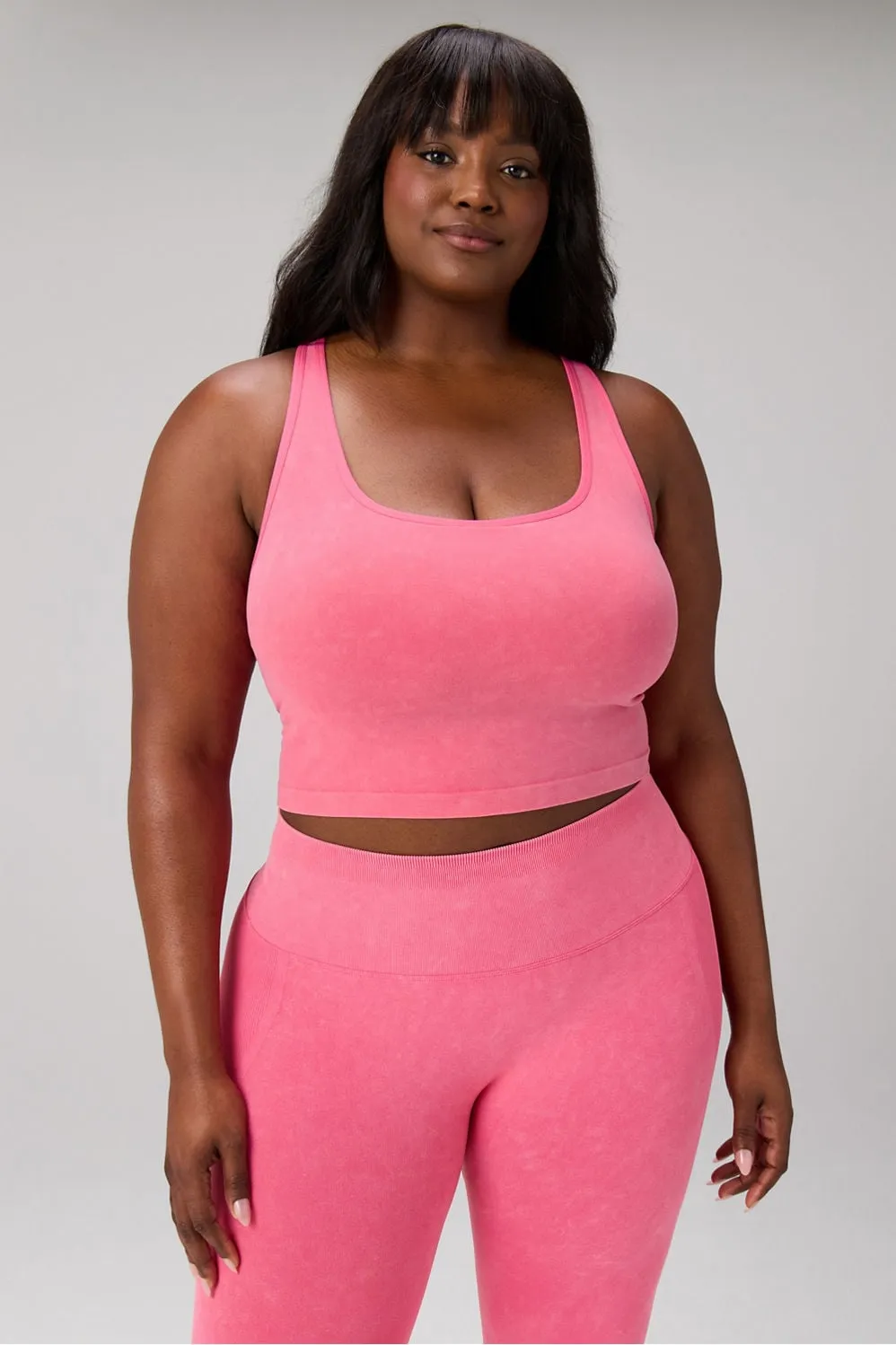 Seamless Cropped Built-In Bra Tank sold by Fabletics