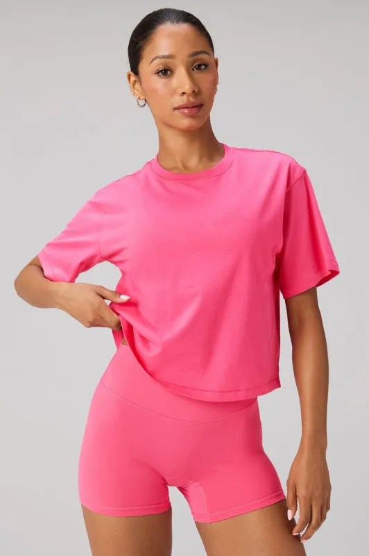 100% Cotton Boxy Tee made by Fabletics