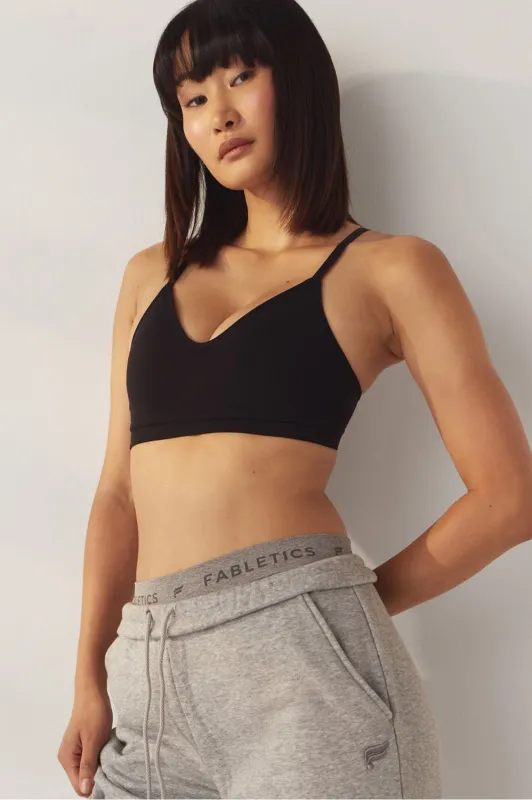 Soft Sculpt Shapewear Plunge Bralette made by Fabletics