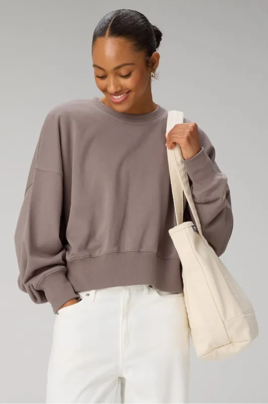 Year Round Terry Crew Neck Sweatshirt made by Fabletics