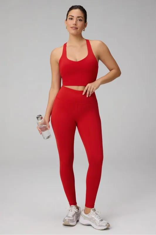 Anywhere Cropped Built-In Bra Tank + Define High-Waisted Legging 2-Piece Outfit made by Fabletics