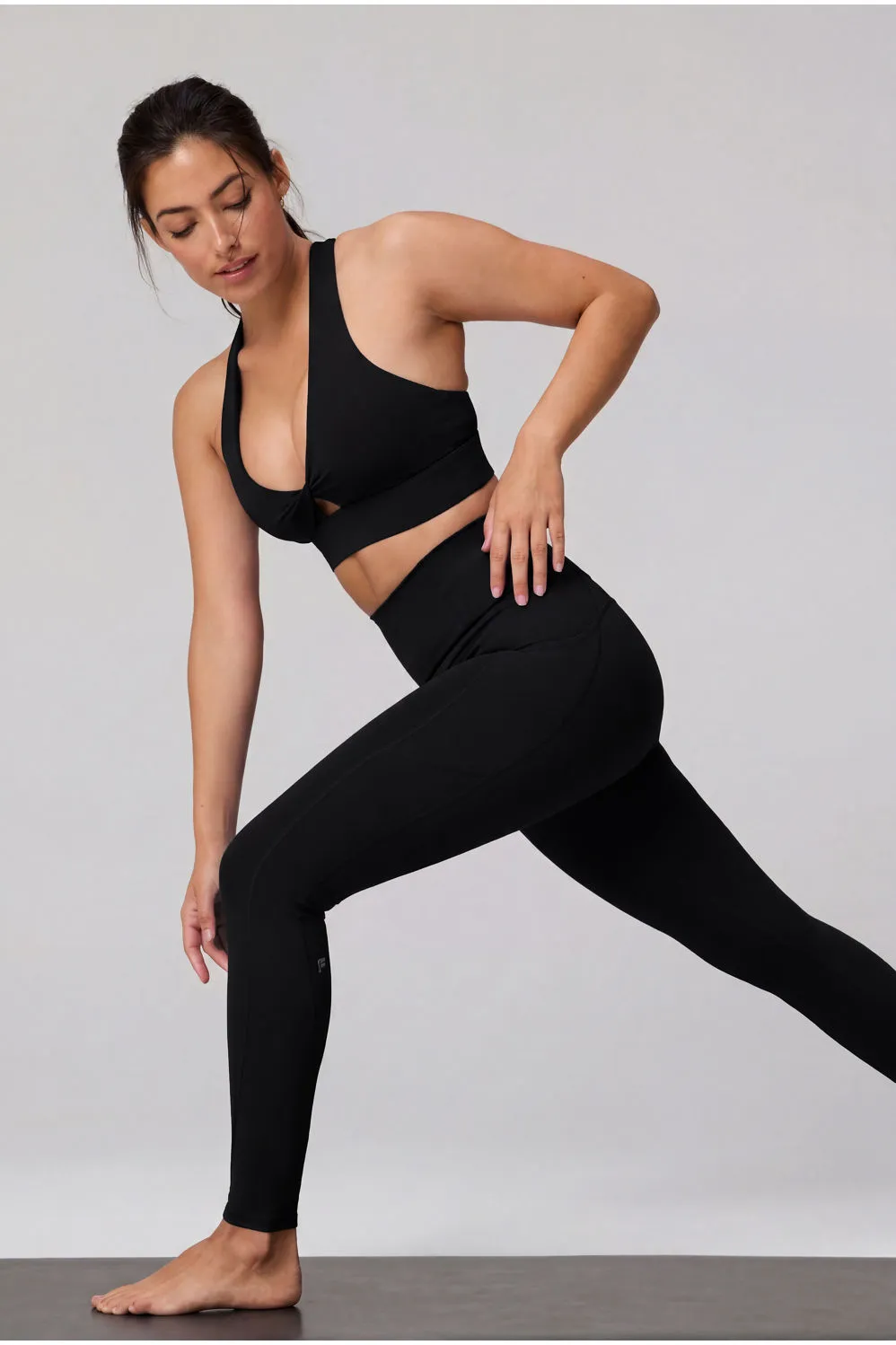 Oasis Twist Sports Bra + Oasis High-Waisted Legging 2-Piece Outfit sold by Fabletics