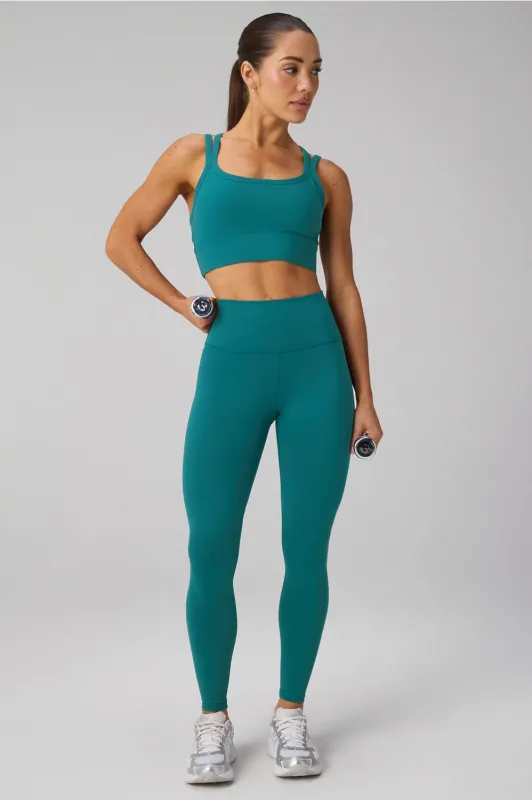 PowerHold HW Legging 7/8 + Principal Medium Impact Sports Bra 2-Piece Outfit made by Fabletics