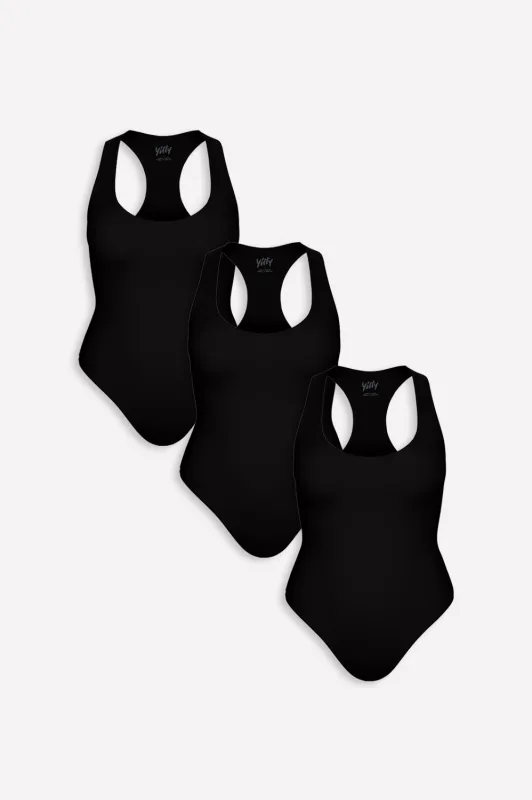 Stretchy Fit Bodysuit 3-Pack made by Fabletics