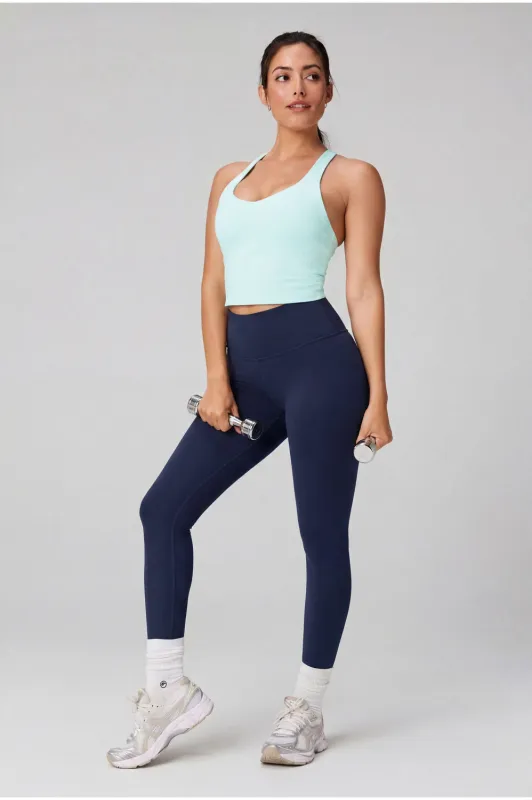 Anywhere Cropped Built-In Bra Tank + Define High-Waisted Legging 2-Piece Outfit made by Fabletics