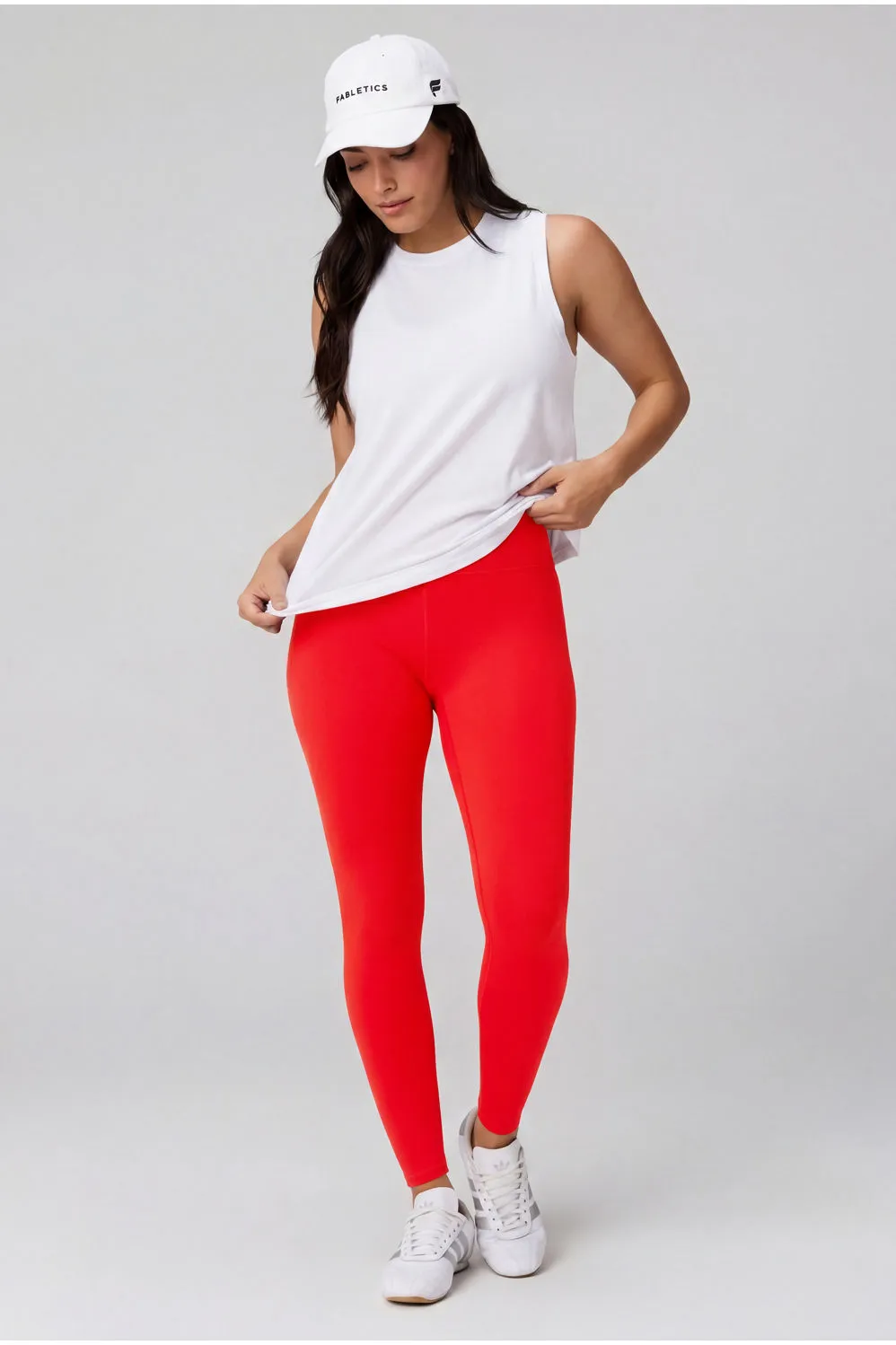 100% Cotton Tank + Boost Powerhold High-Waisted Legging 2-Piece Outfit sold by Fabletics