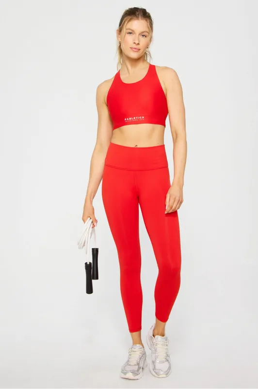 No-Bounce High Impact Sports Bra + Boost Powerhold High-Waisted Legging 2-Piece Outfit made by Fabletics