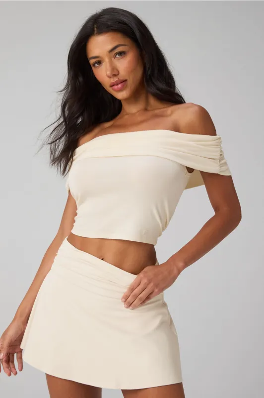 Classic Cotton Off-Shoulder Top made by Fabletics