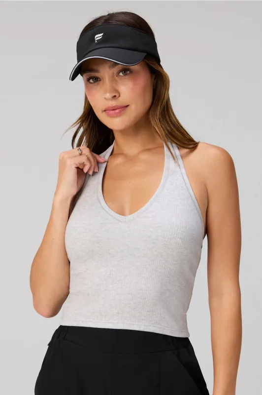 Modal Rib Built-In Bra Halter Top made by Fabletics