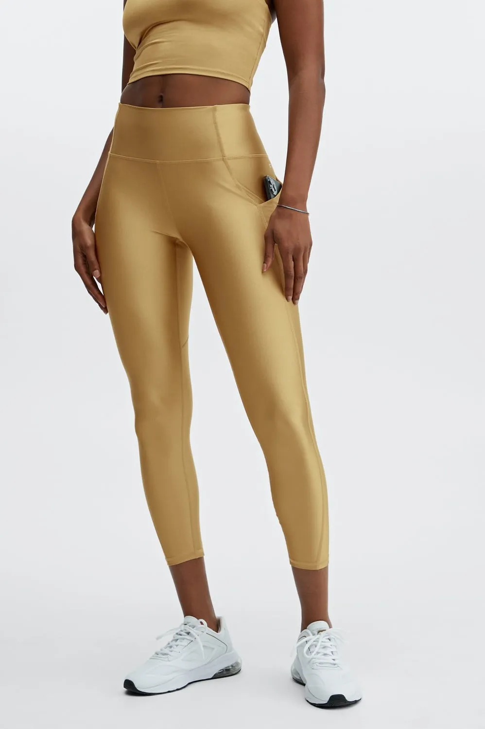 Oasis PureLuxe High-Waisted Shine 7/8 Legging sold by Fabletics