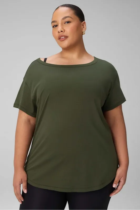 100% Cotton Oversized Tee made by Fabletics
