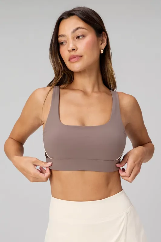 Adjustable Medium Impact Bra made by Fabletics
