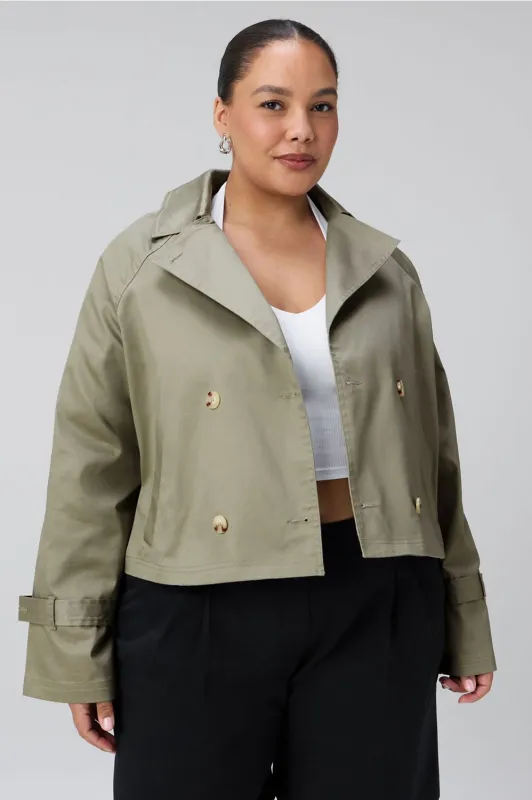 Cropped Trench made by Fabletics