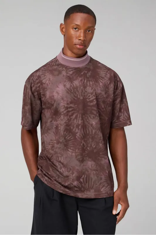 The Golf Mock Neck Tee (Oversized) made by Fabletics