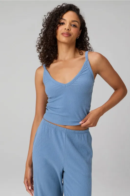 Wide Rib V-Neck Tank made by Fabletics