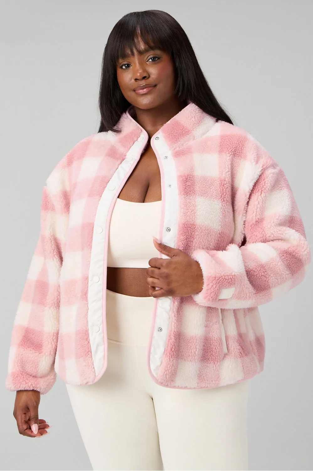 Tahoe Teddy Jacket - Jacquard sold by Fabletics