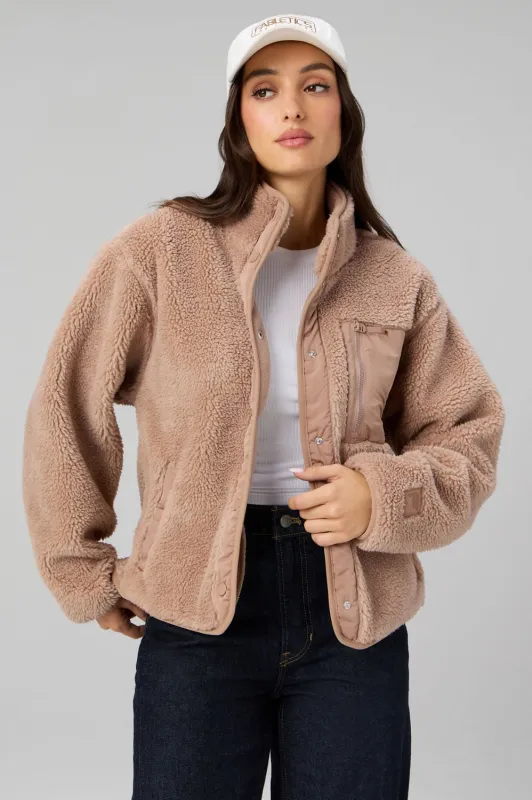 Tahoe Teddy Jacket - Solid made by Fabletics