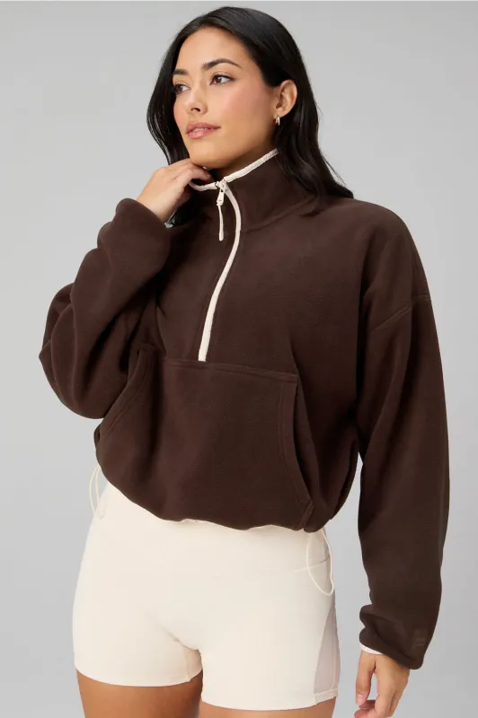 NO Chill Fleece Half-Zip made by Fabletics