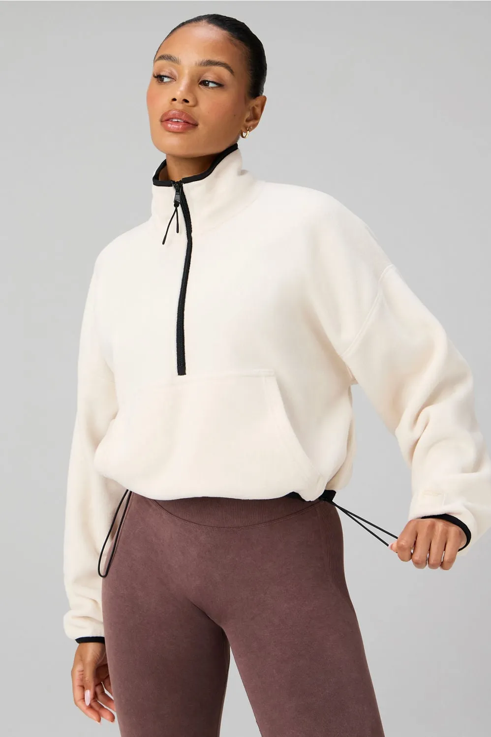 NO Chill Fleece Half-Zip sold by Fabletics