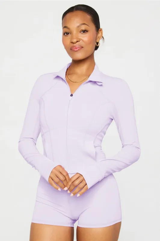 Perfect Storm Cropped Train Jacket made by Fabletics