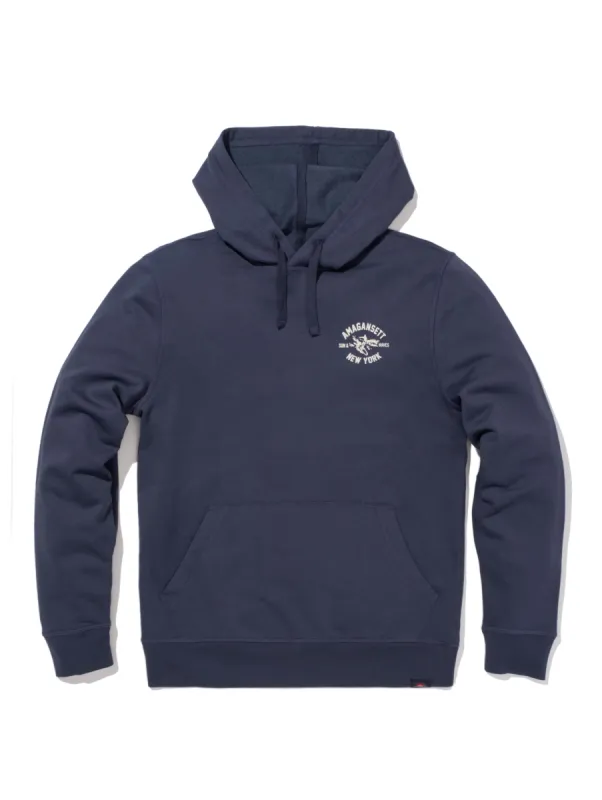 Amagansett Popover Hoodie - Dune Navy sold by Faherty
