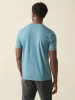 Sunwashed Pocket Tee - Teal Harbor sold by Faherty