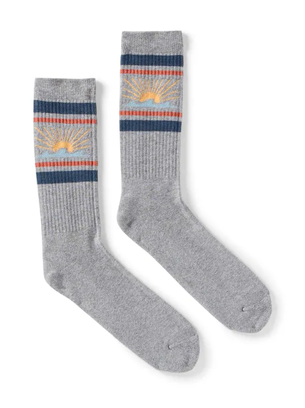 Sun And Waves™ Sock - New Grey sold by Faherty